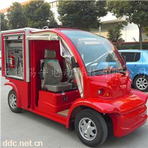 4座封闭电动消防车
