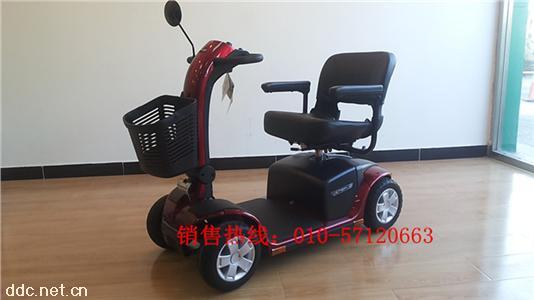 美国进口普拉德骑士四轮老年电动轮椅代步车