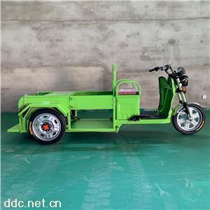 电动三轮清运车垃圾桶垃圾箱240升L可装载6个