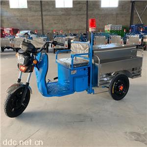不锈钢电动三轮垃圾车垃圾分类专用保洁车
