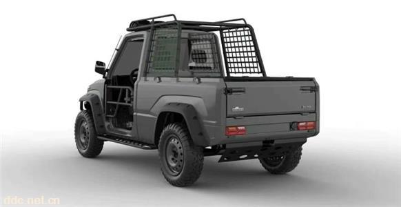 2023款双排电动皮卡车