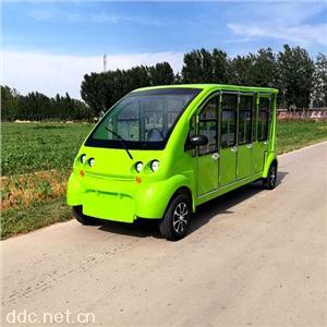 傲森封闭式11座电动观光车