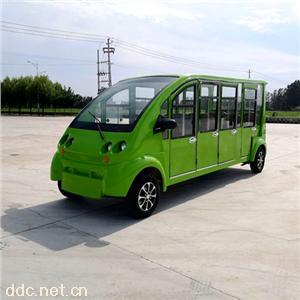 傲森封闭式11座电动观光车